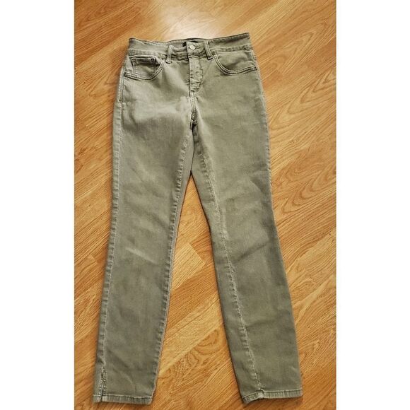 NYDJ Ami Skinny Ankle Jeans sz 2 in Green. - Picture 2 of 8